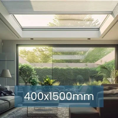 Dachfenster Rollo – für Dachfenster Flachdach – 400 × 1500 mm – Detailansicht