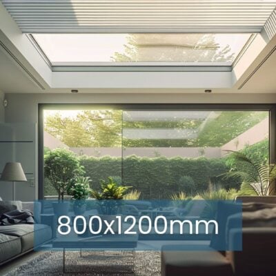 Dachfenster Rollo – für Dachfenster Flachdach – 800 × 1200 mm – Detailansicht
