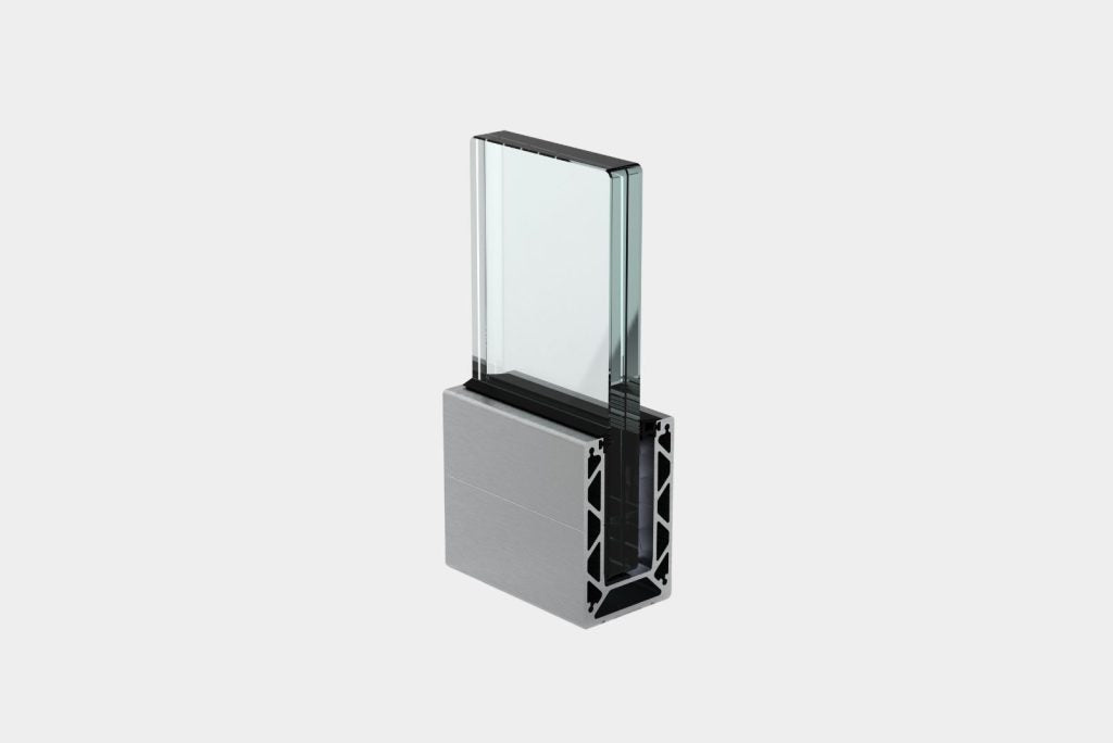 Glasgeländer System SV 70 UT – Profilset
